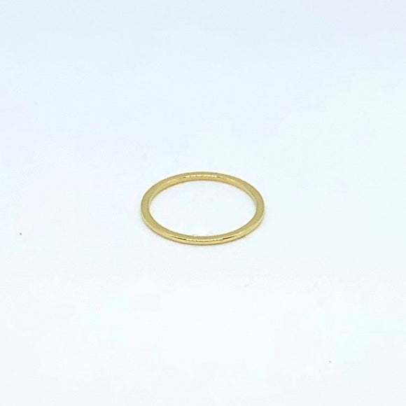 The Sabine Flat Stacking Ring - Dainty