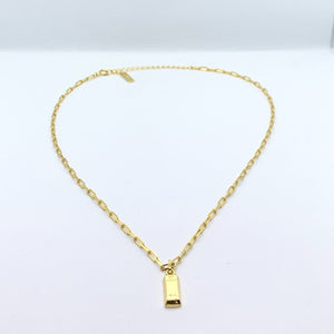 The Gabi Gold Bar Necklace